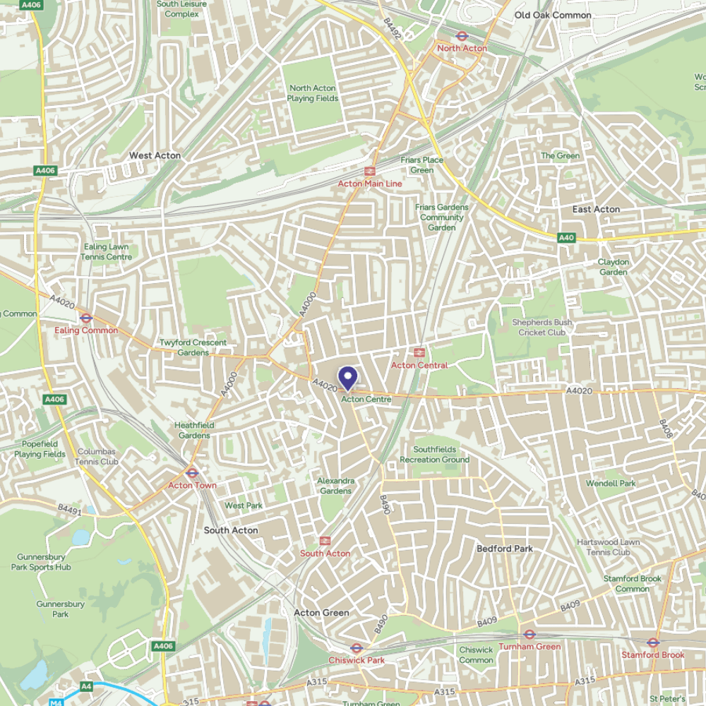 Map of Acton
