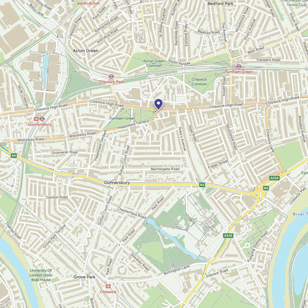 Map of Chiswick