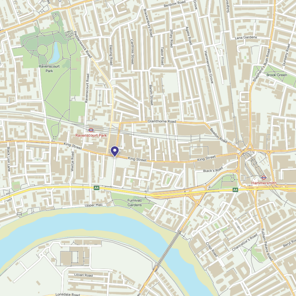 Map of Hammersmith