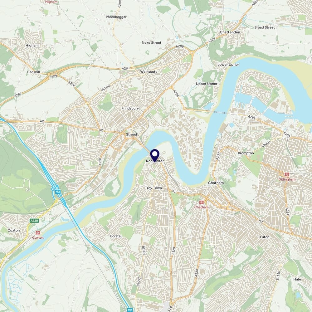 Map of Rochester