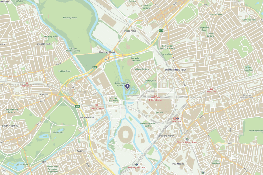 Map of Olympic Park