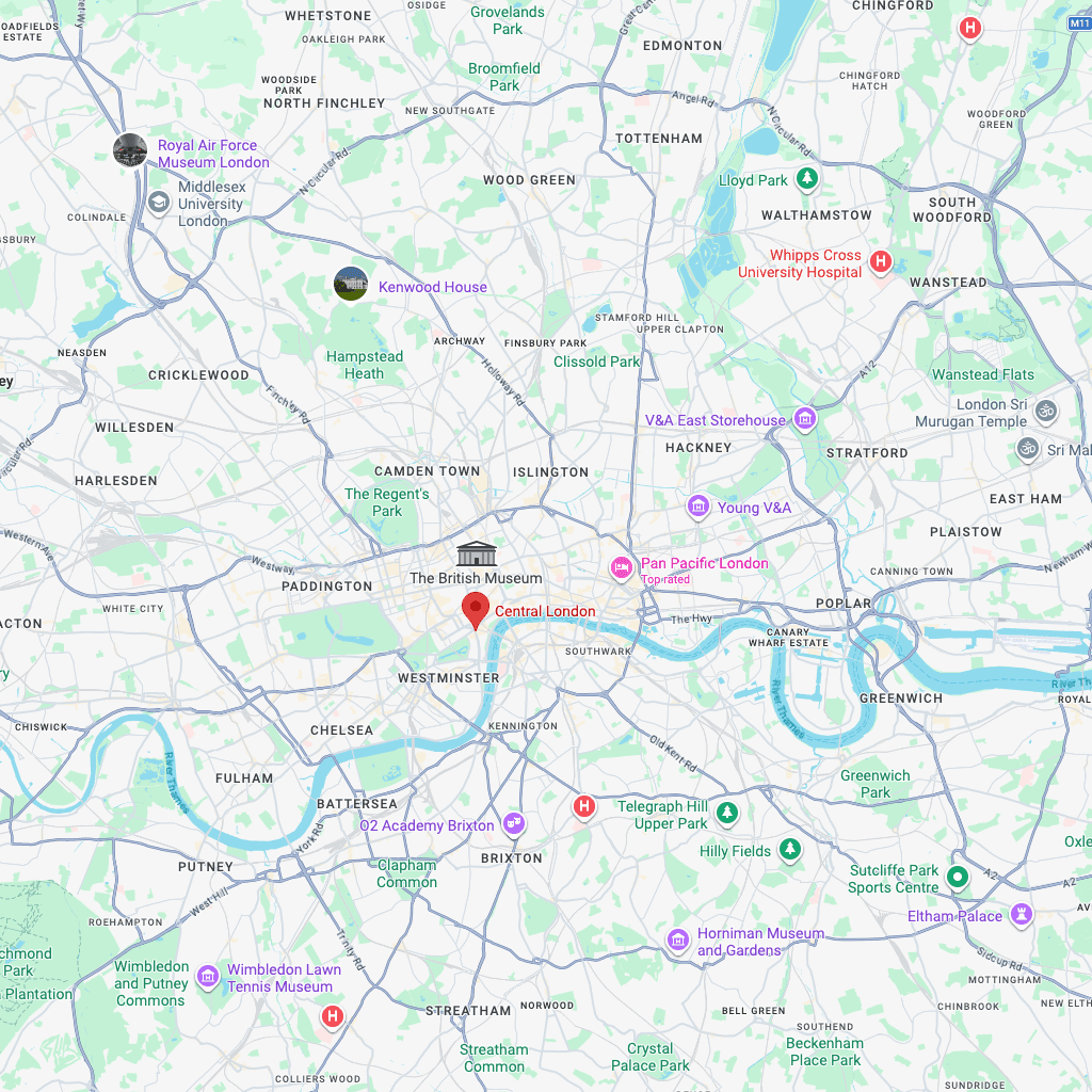Map of Central London